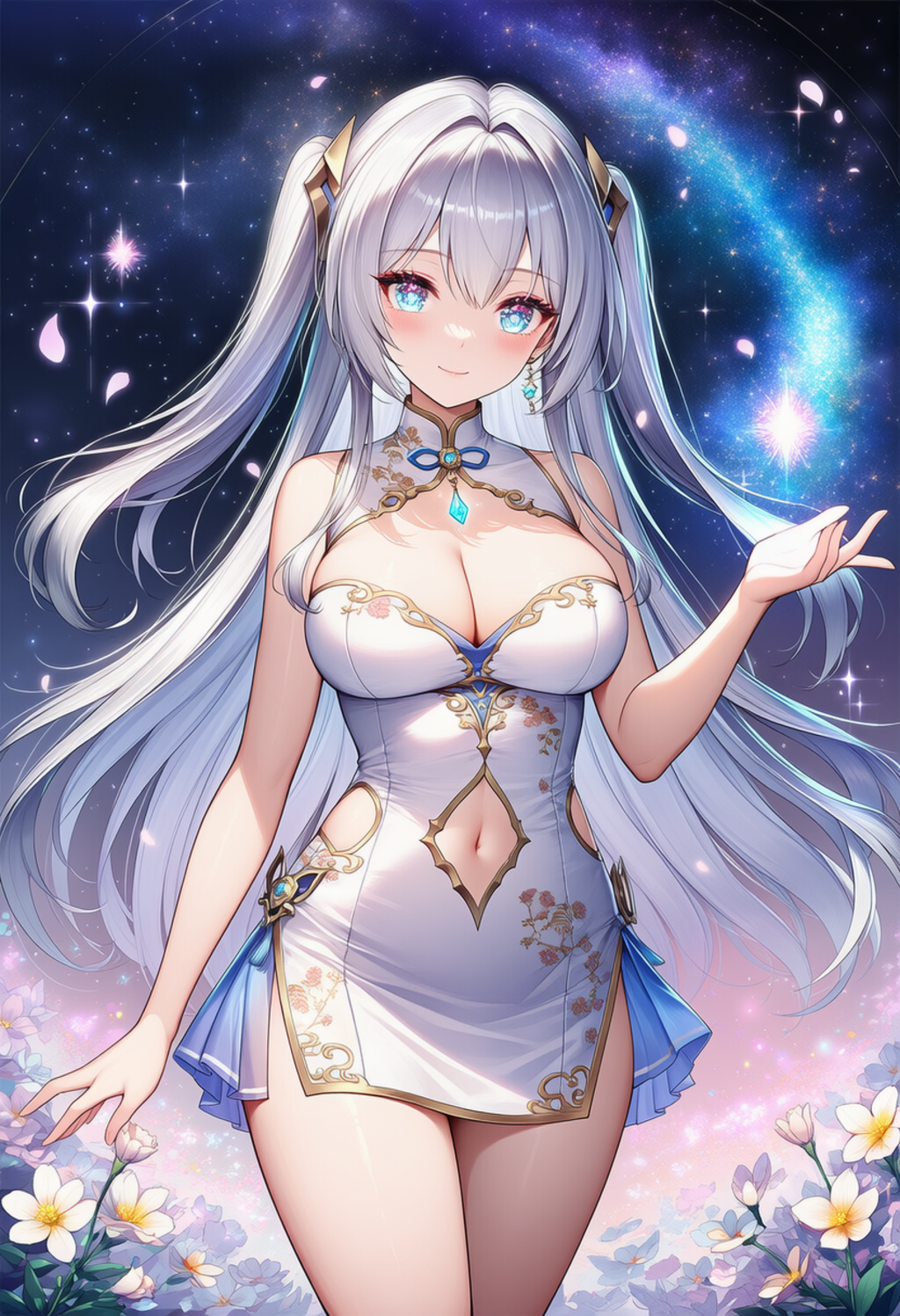 チャイナドレスの美女