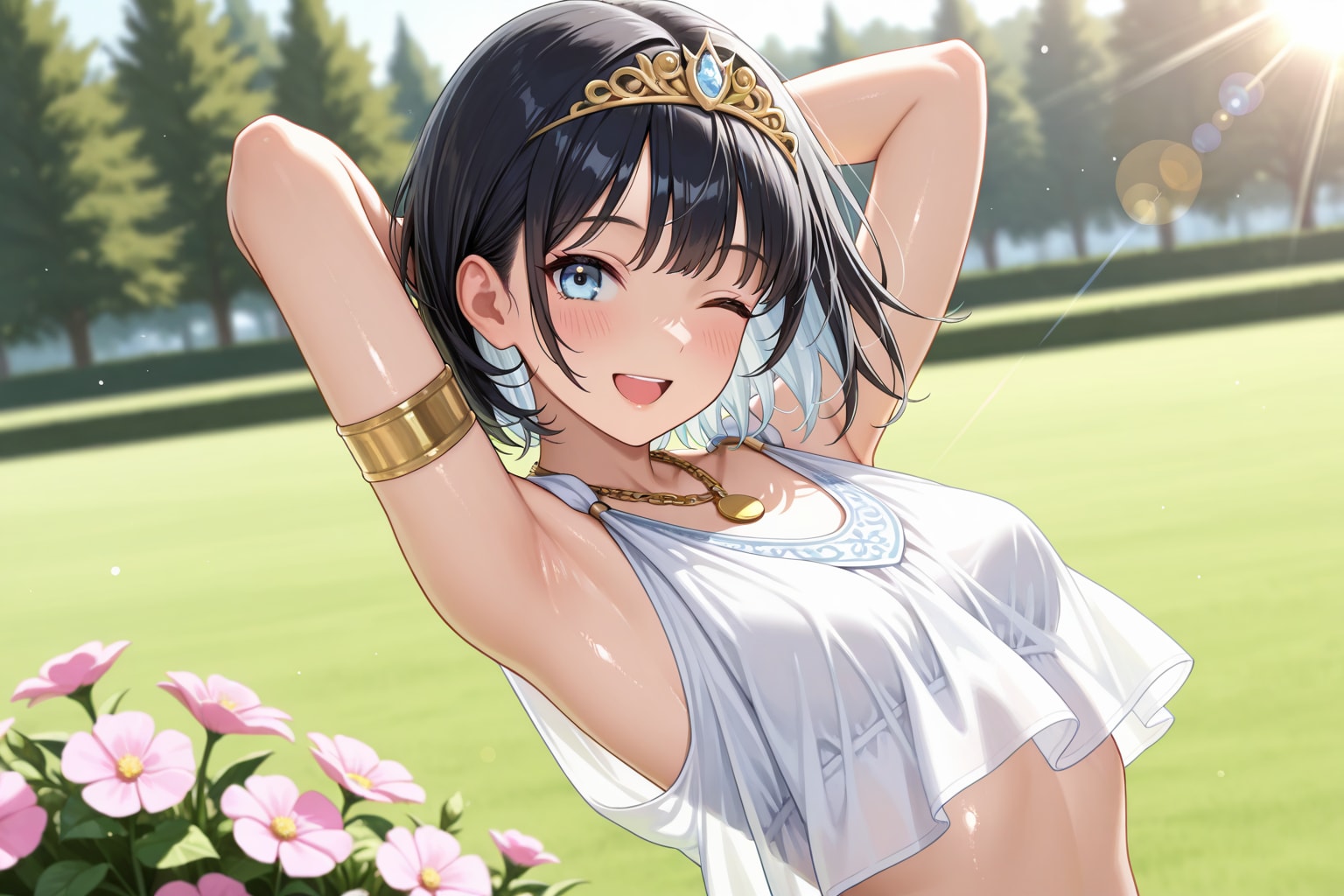 古代ギリシャ風衣装の本田ちゃん
