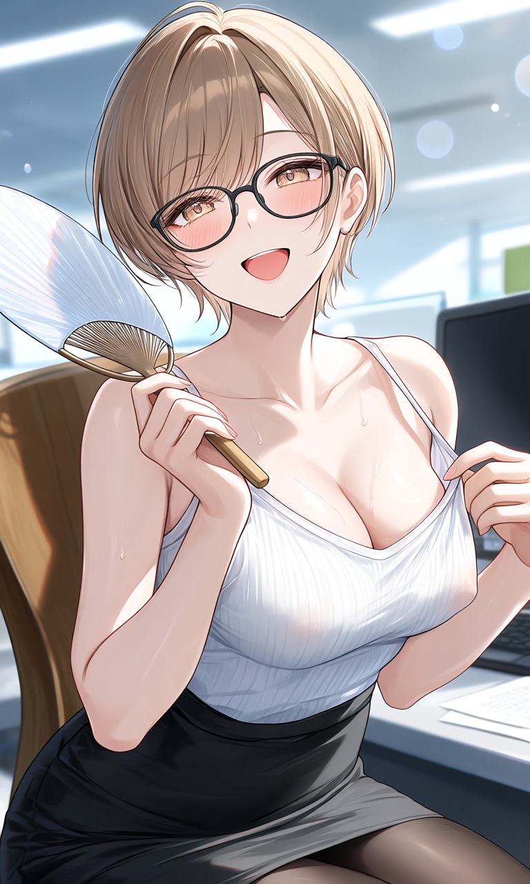【OLさん】出来る後輩ちゃん「先輩そんな視姦しないで下さい…」