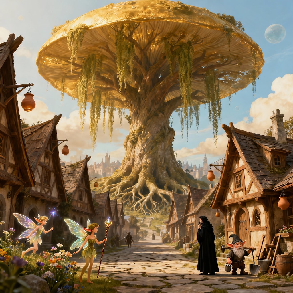 風景１８　世界樹の町