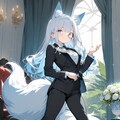 執事は常にクール（銀髪の狐耳少女） 6枚目