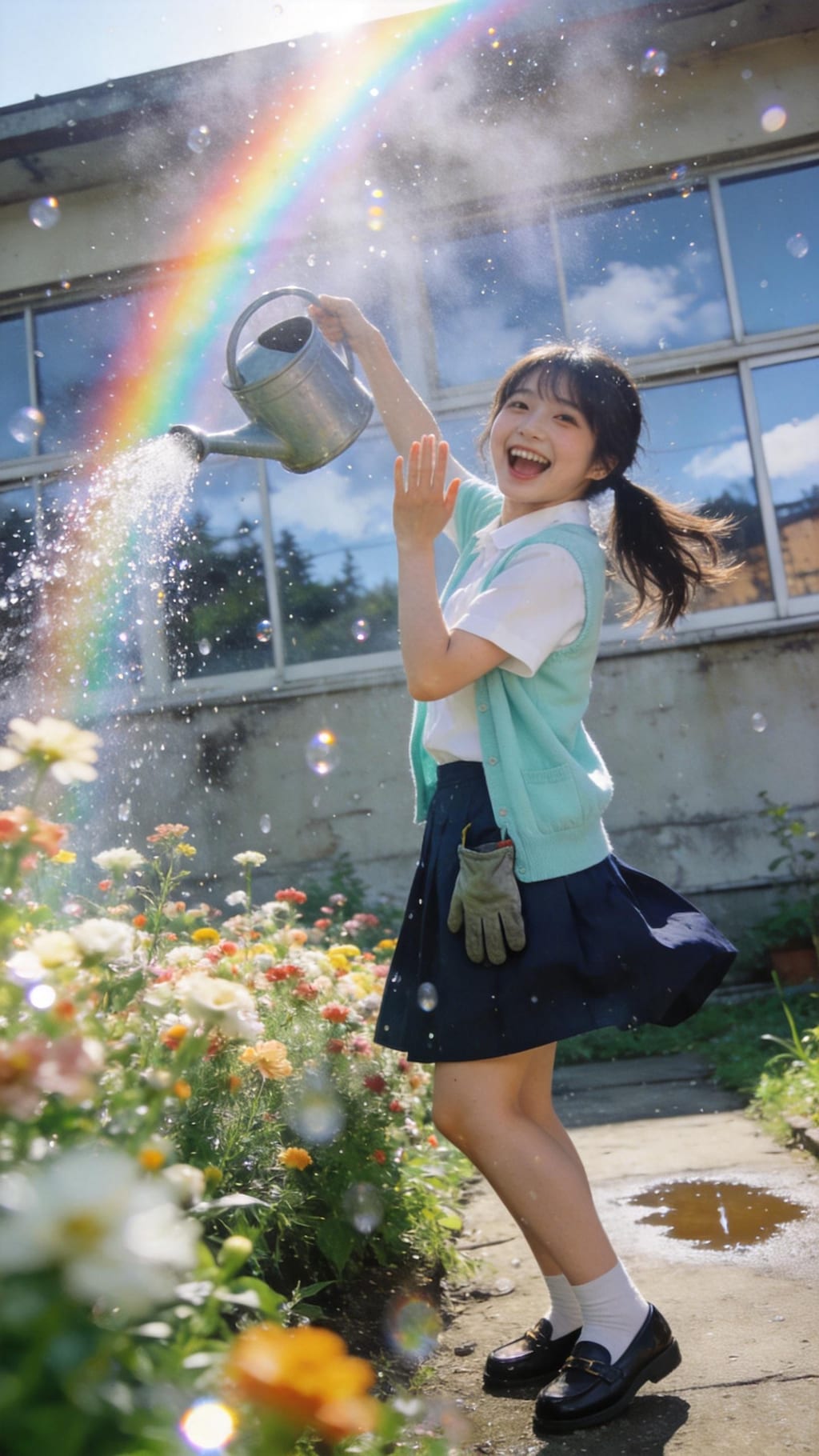 Catching Rainbows on Wet Fingertips
