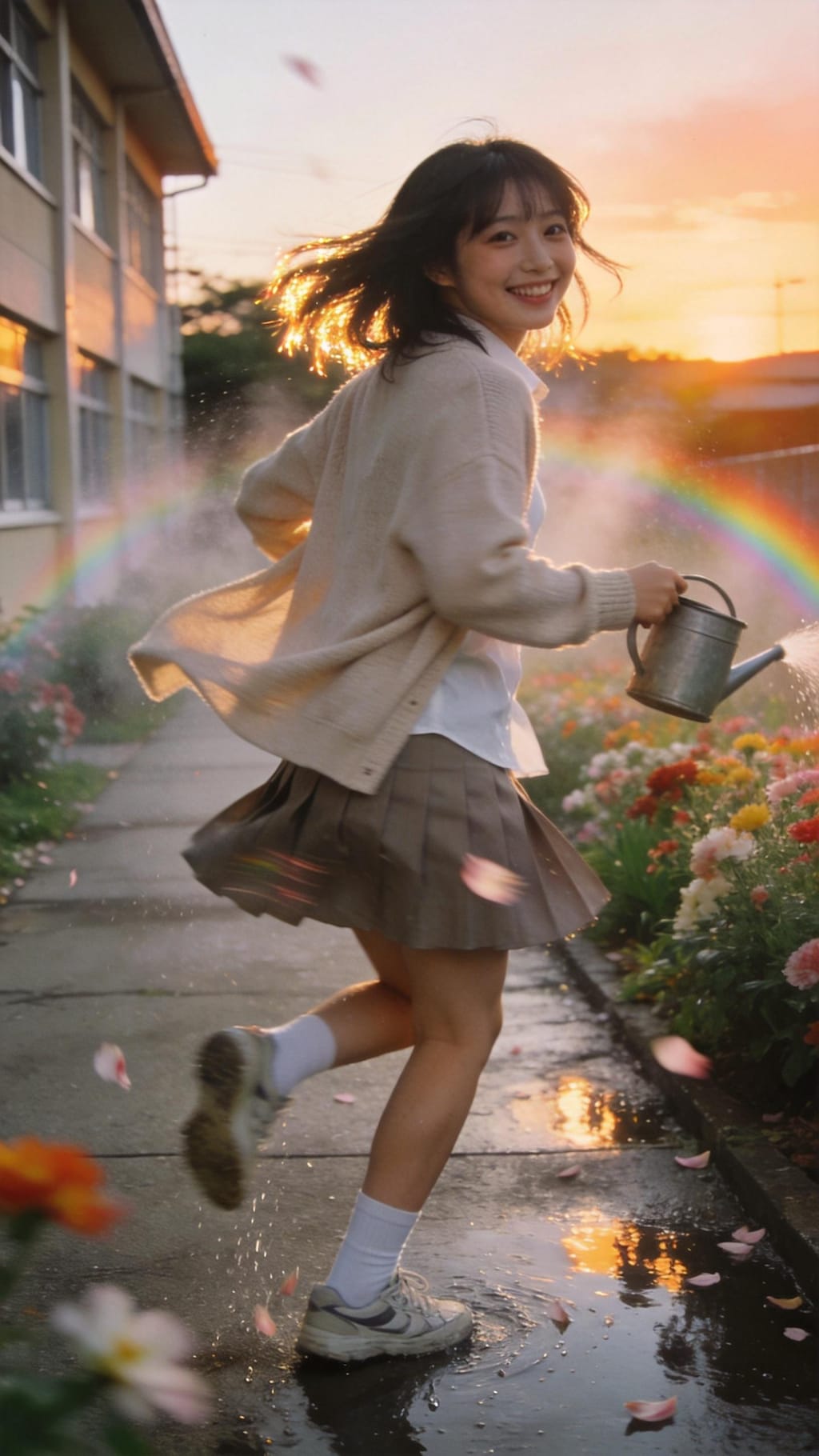Catching Rainbows on Wet Fingertips
