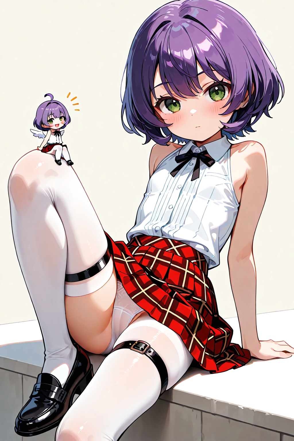 ひざ上の ちびっ子天使 しゃべりすぎ