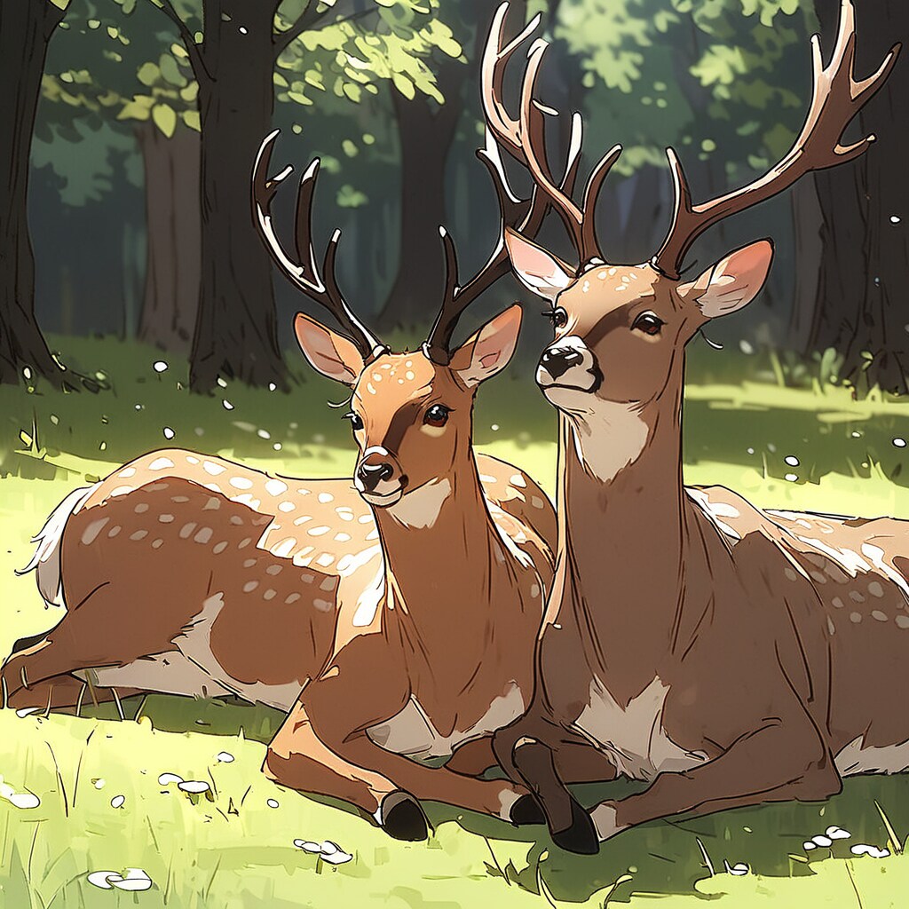 鹿 | の人気AIイラスト・グラビア