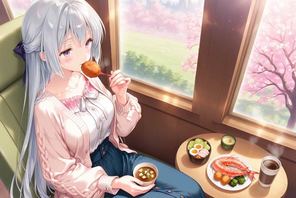 春のランチタイム