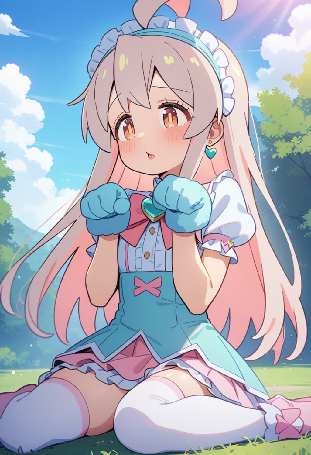 魔法少女のコスプレしたまひろちゃん