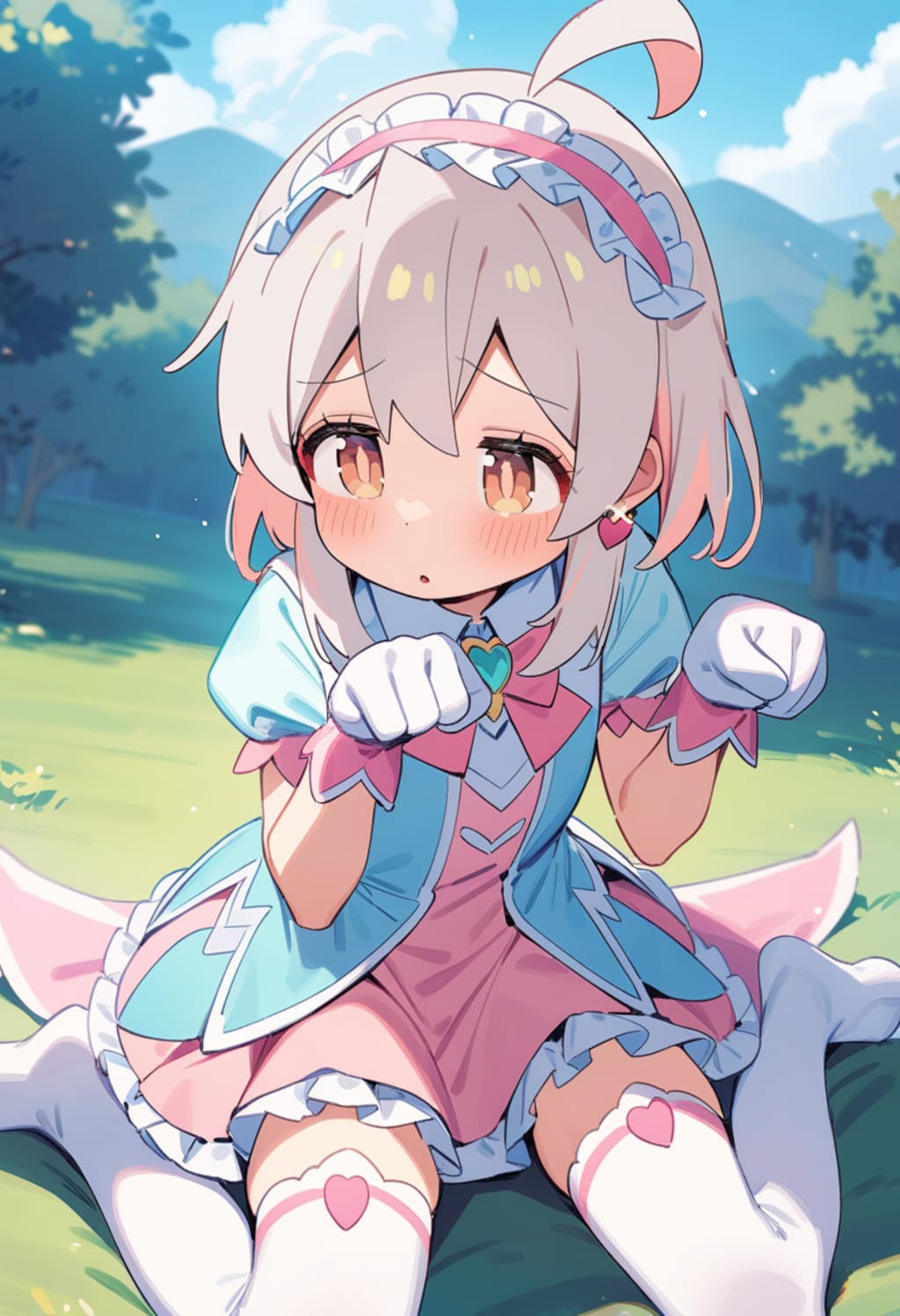 魔法少女のコスプレしたまひろちゃん