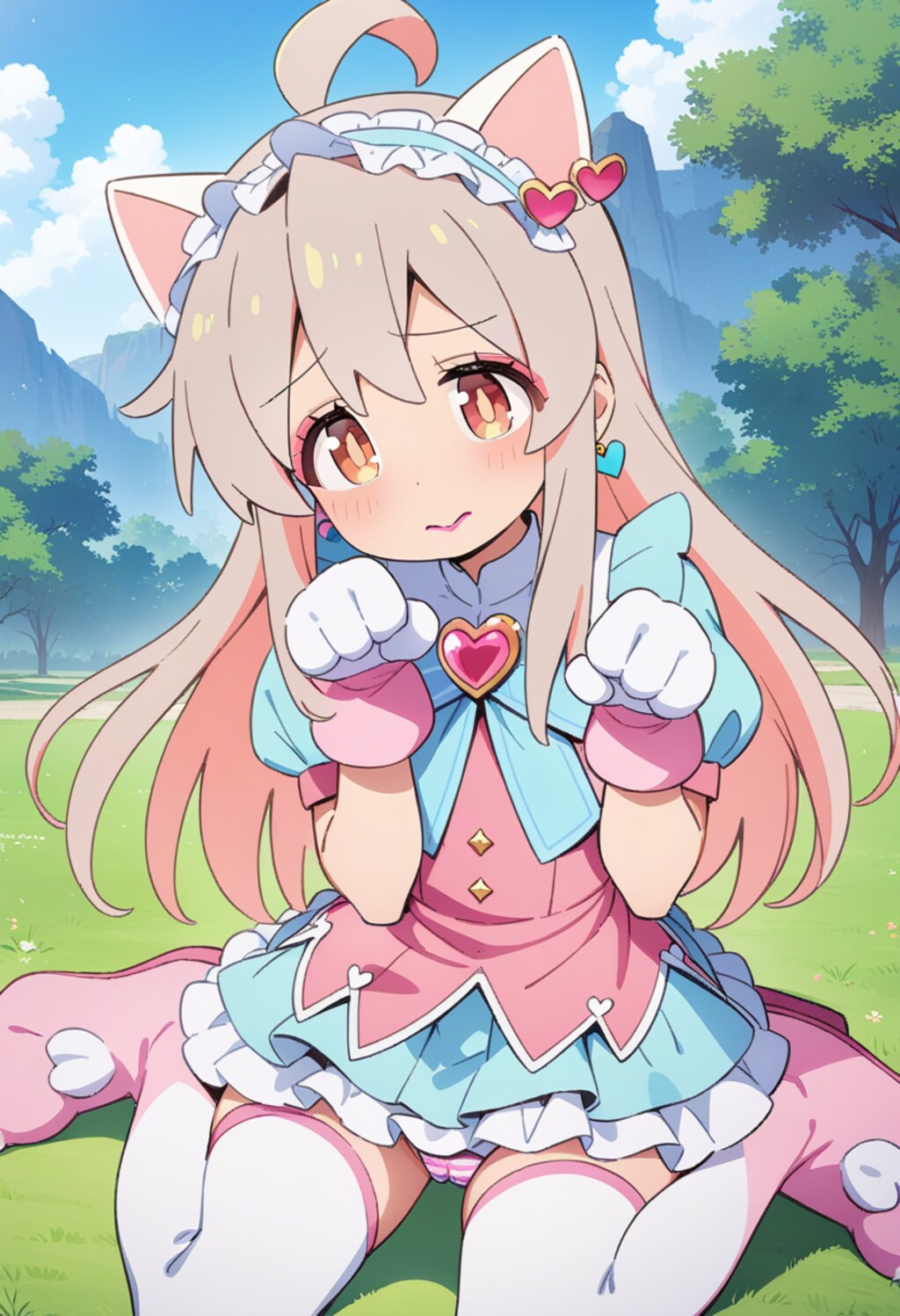魔法少女のコスプレしたまひろちゃん