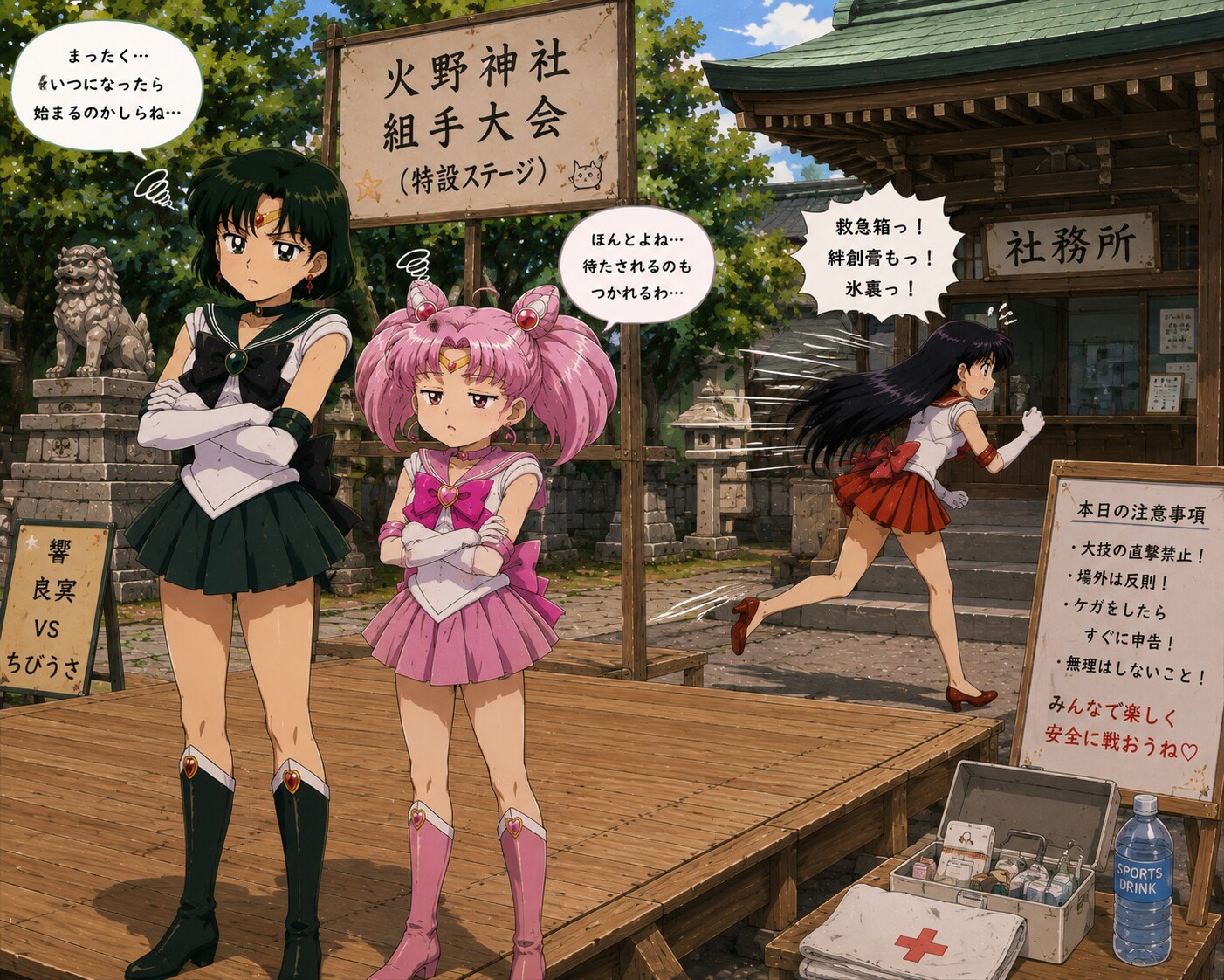 第3回火野神社組手大会・救護班問題 | の人気AIイラスト・グラビア