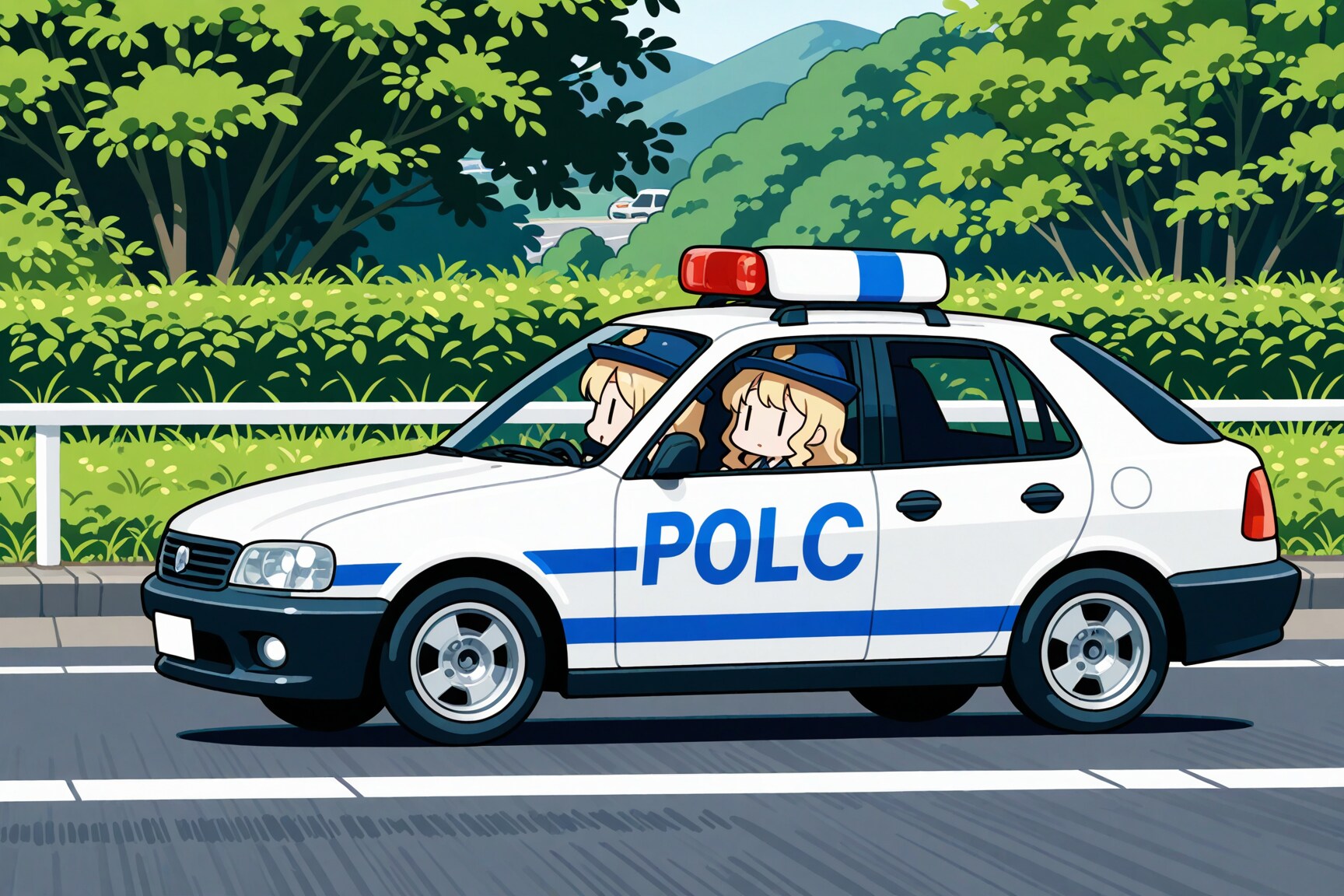 パトロールするちちぷいちゃん | の人気AIイラスト・グラビア