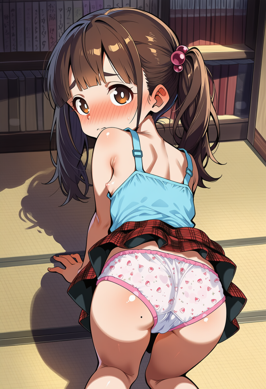 ほくろを見せてくれる女の子