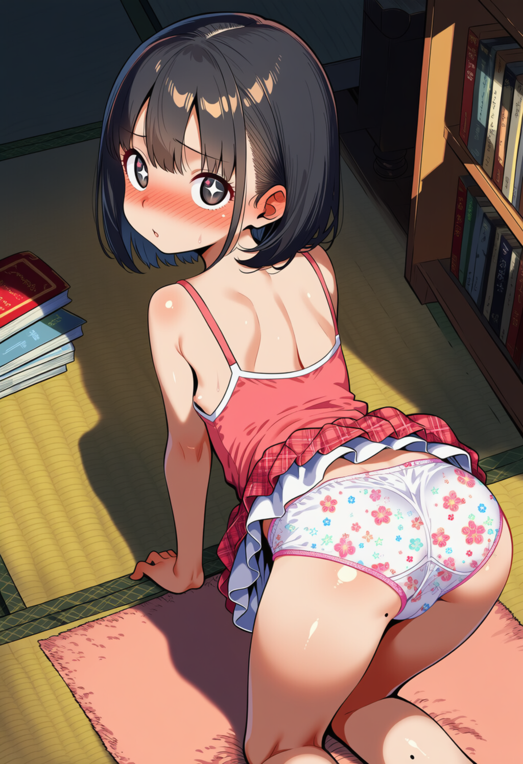 ほくろを見せてくれる女の子