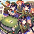 ラブライブキャラとトラバント軍用車 4枚目