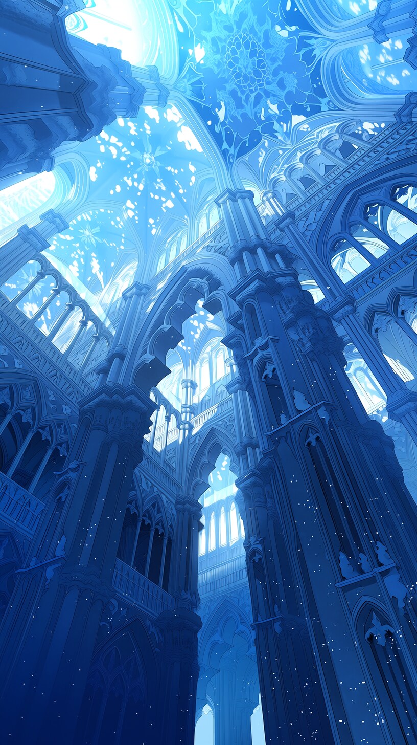 Falling Blue