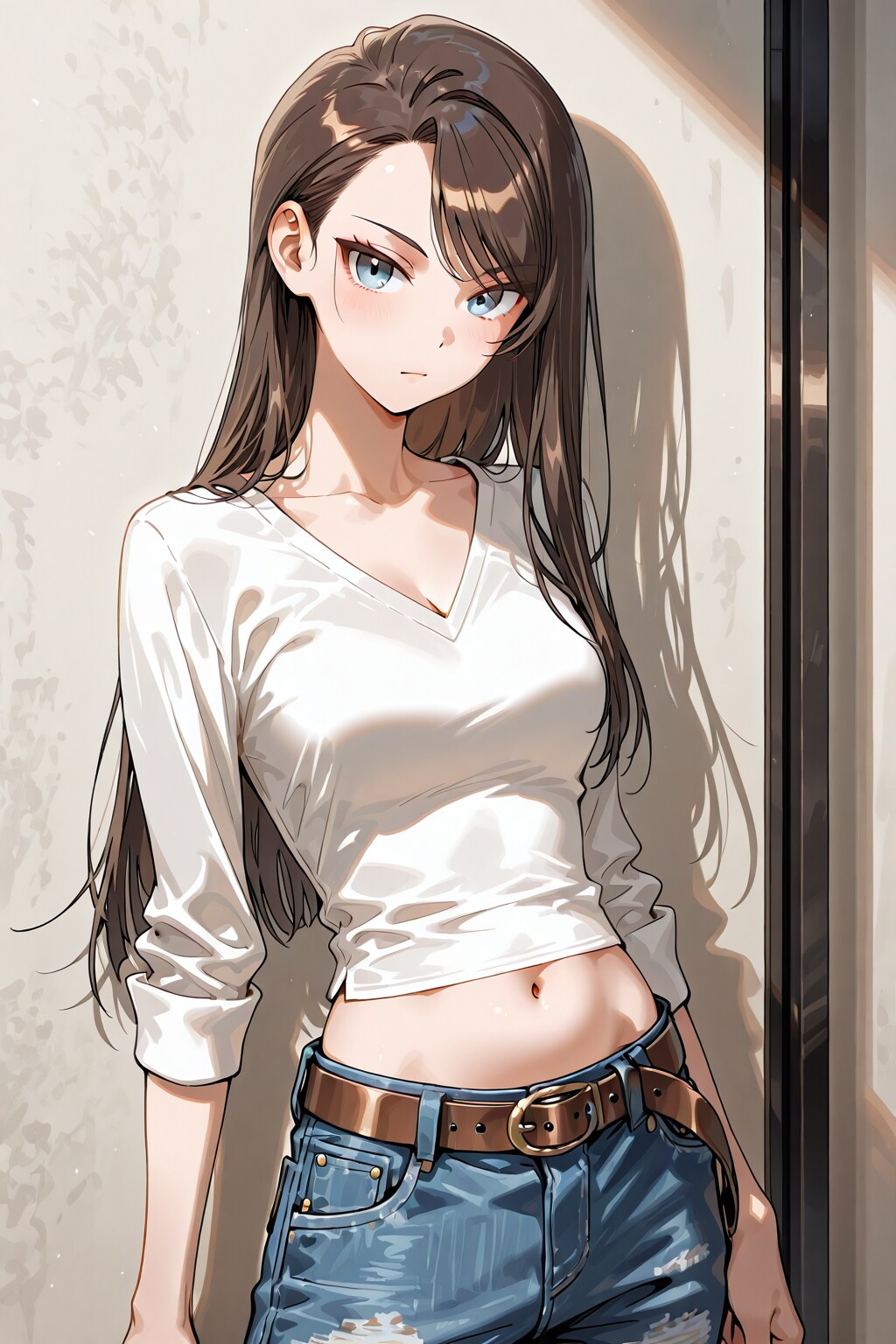 ヘソ出しスタイル