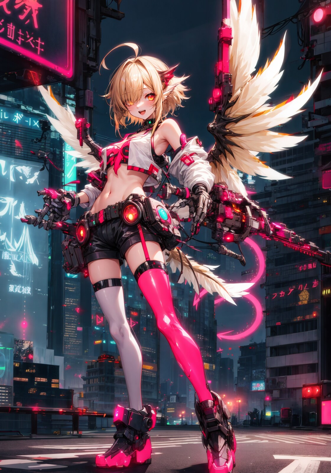 サイバーパンクハーピィちゃんだよっ