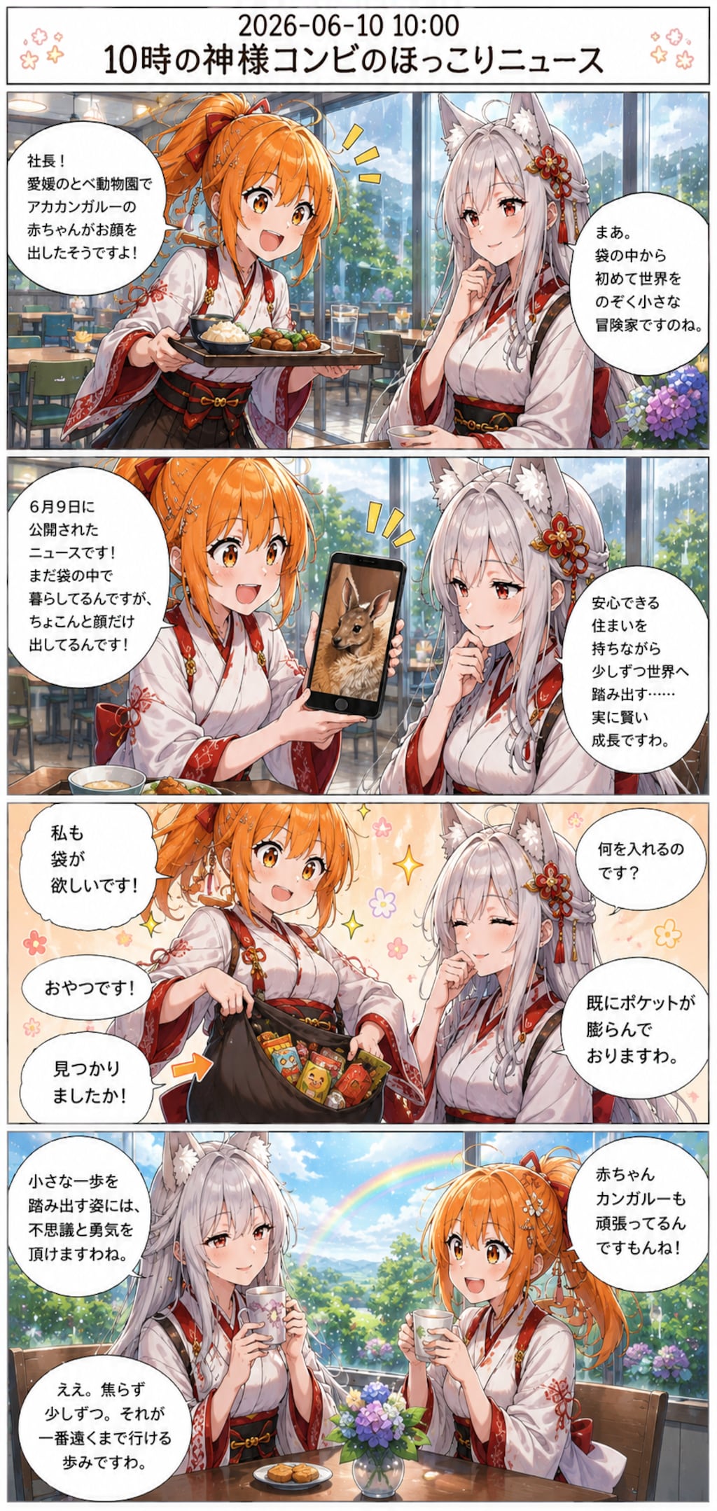 毎日漫画　10時　ほっこりニュース
