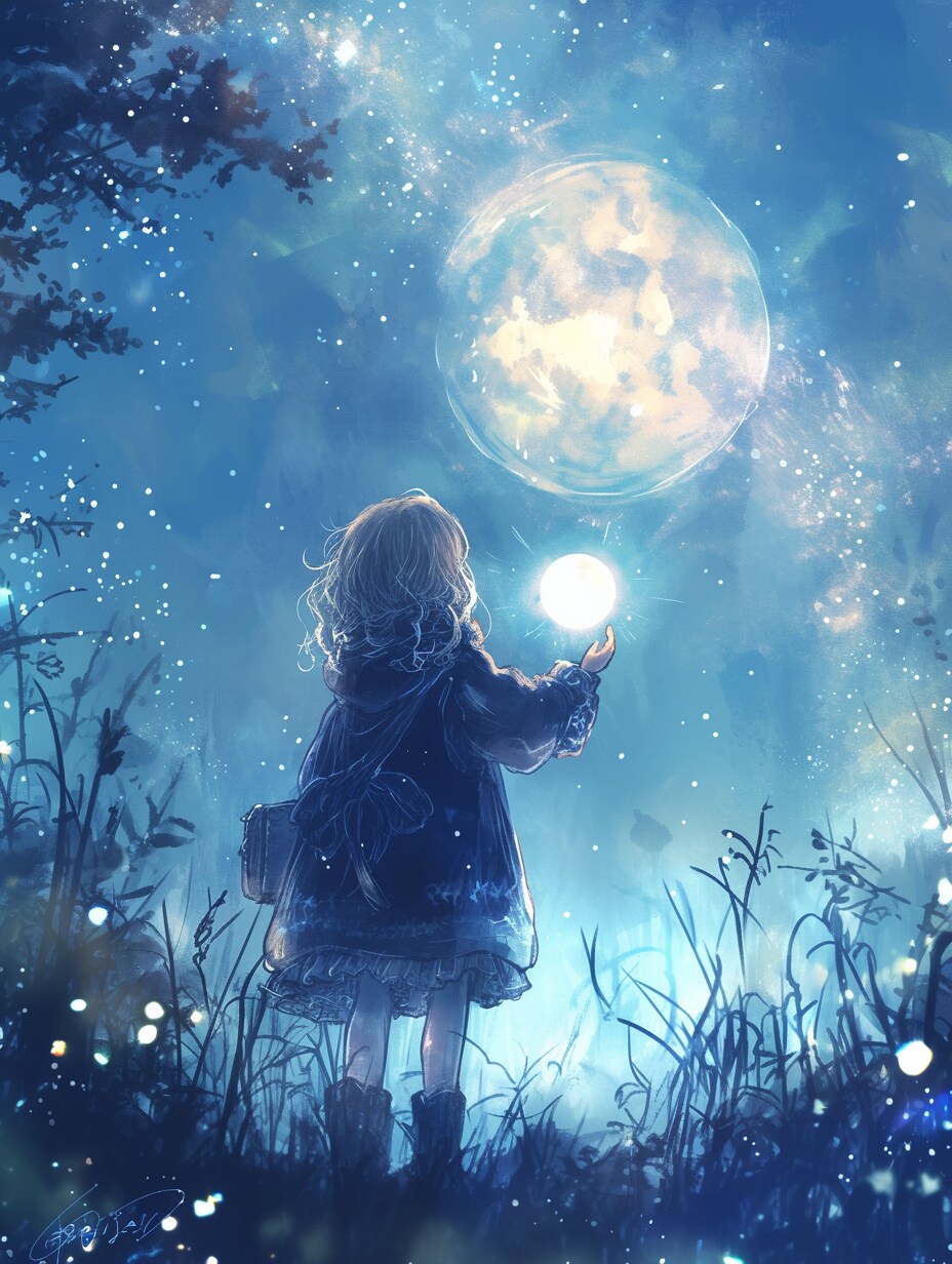 月の光を集めて。 | の人気AIイラスト・グラビア