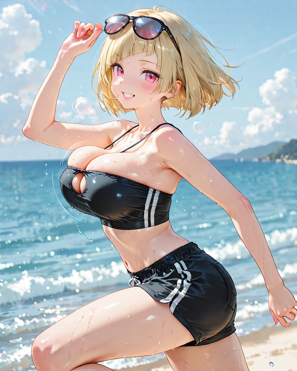 海辺ランニング