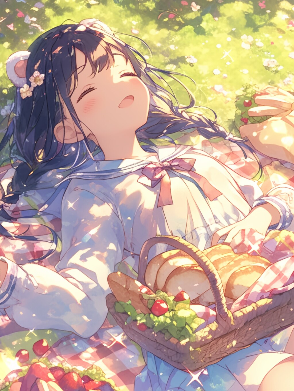 ピクニック日和に、はじめての手作りバーガー！