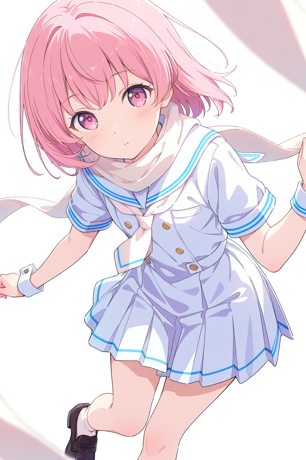 ピンク髪の女の子