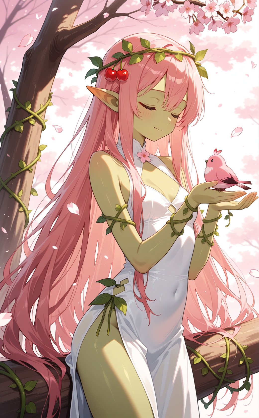 Sakura Dryad with Mofupiyo