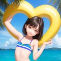 かわいい水著?ビキニの女の子 11枚目