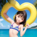 かわいい水著?ビキニの女の子 9枚目