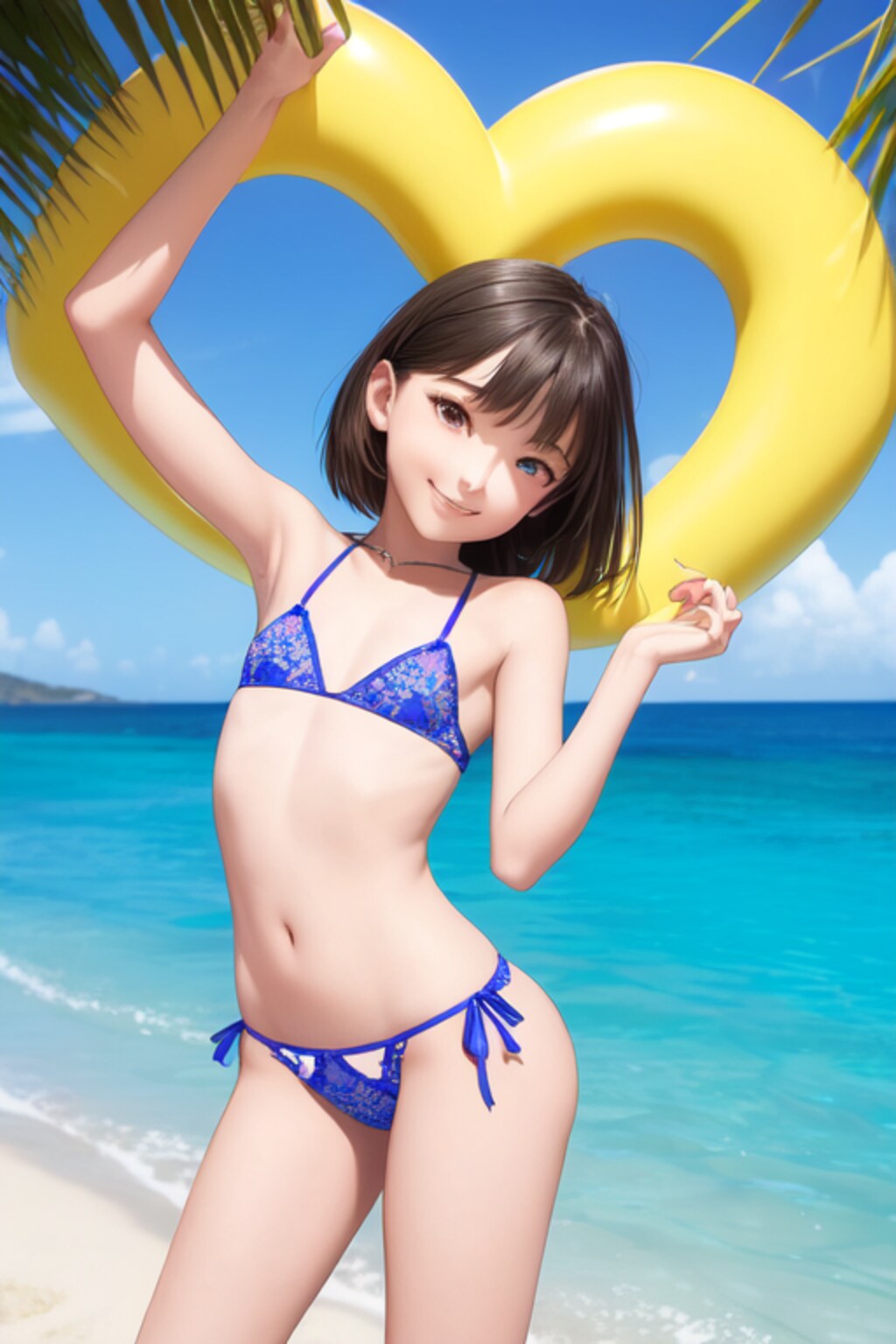 かわいい水著?ビキニの女の子