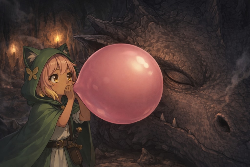 ミナ・フォレリスのドラゴン風船チャレンジ