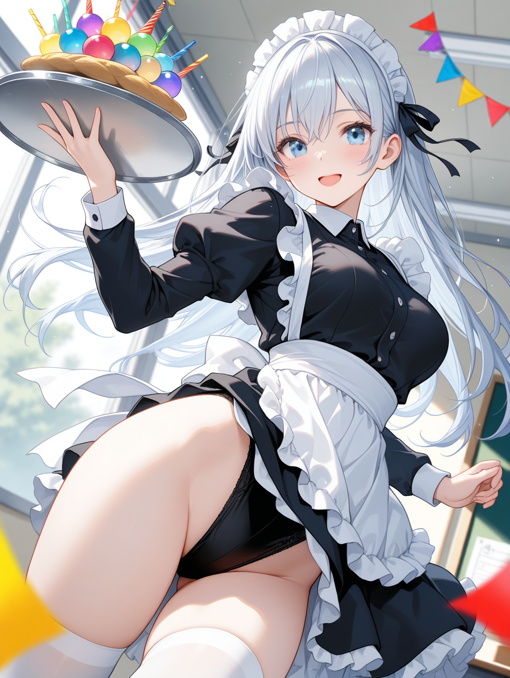 お待たせしました～ メイドxレオタード