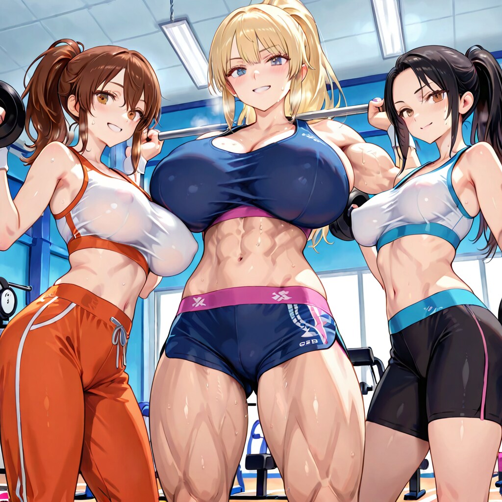 とある街にあるフィットネスクラブの美人トレーナーさん達