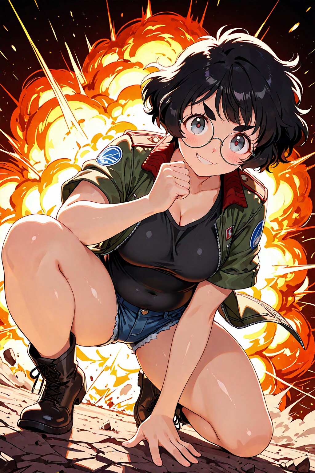 にこたまヒーロー着地