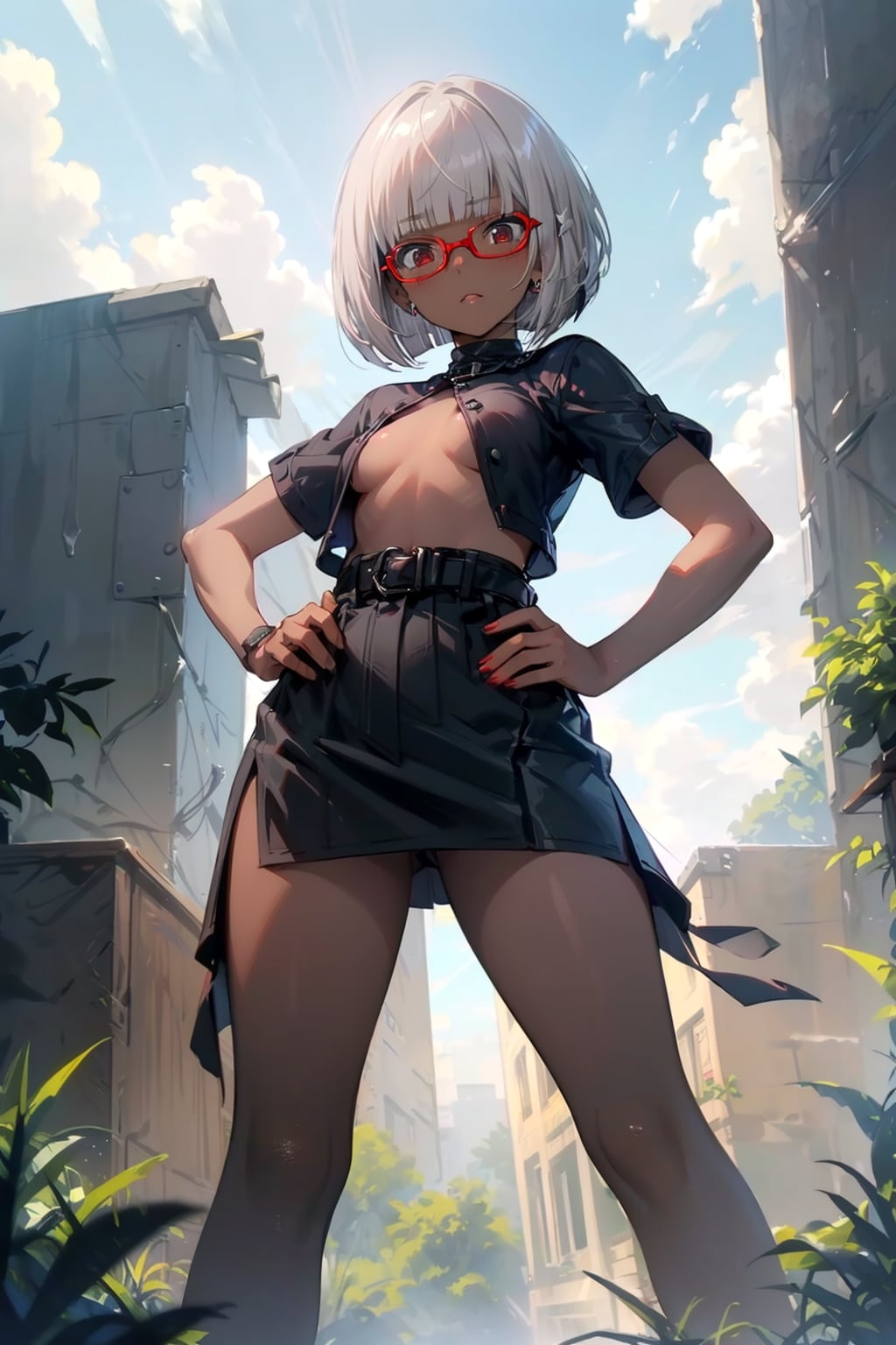 なんかの眼鏡っ娘