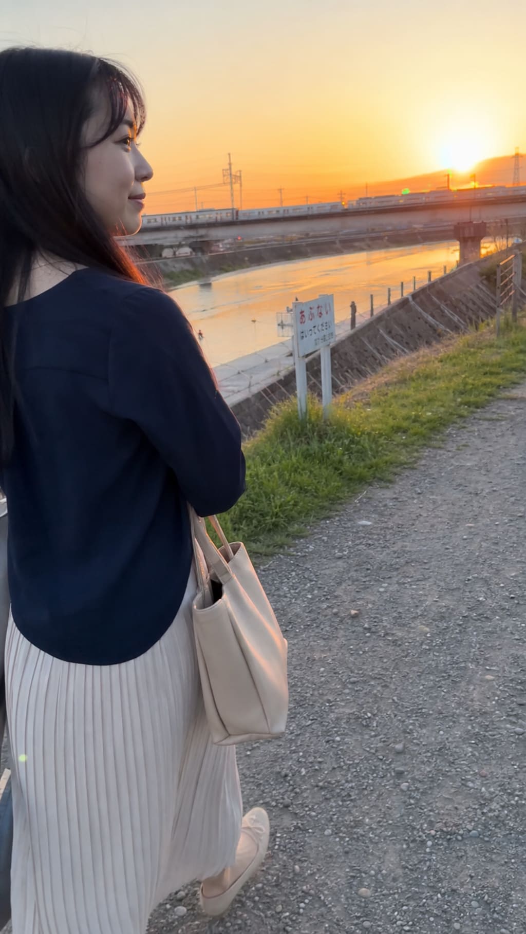 Walking into Sunset