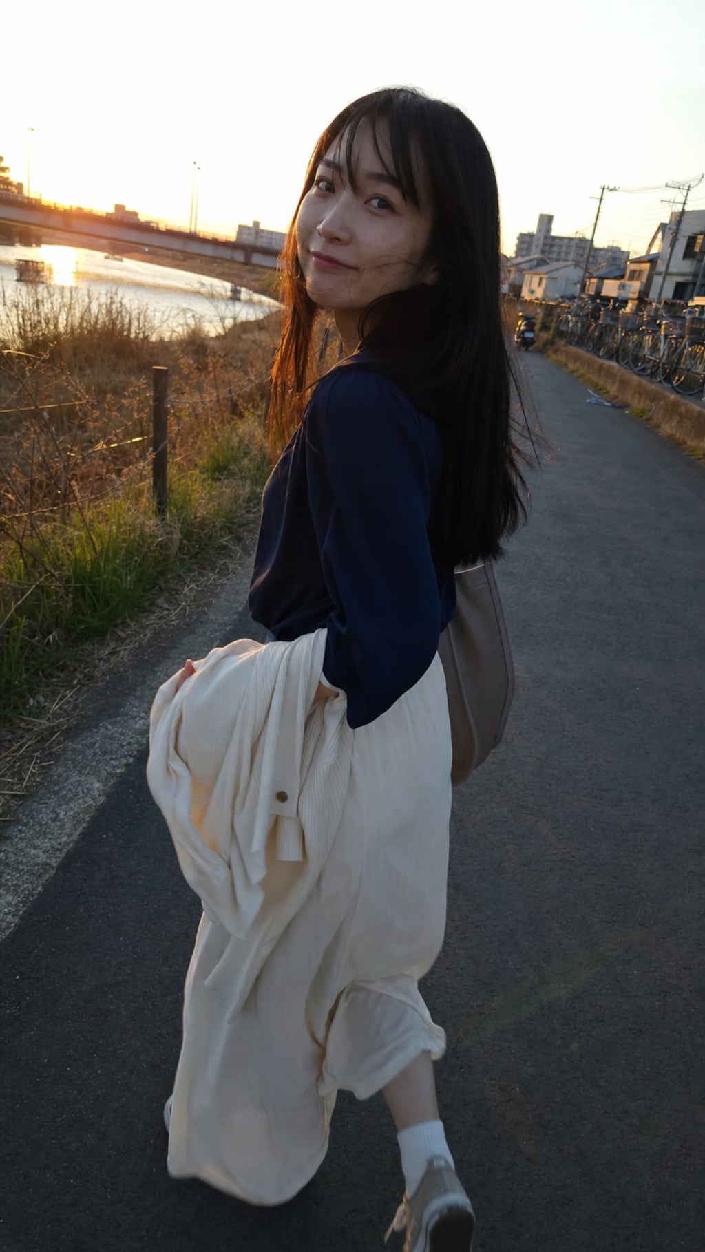 Walking into Sunset