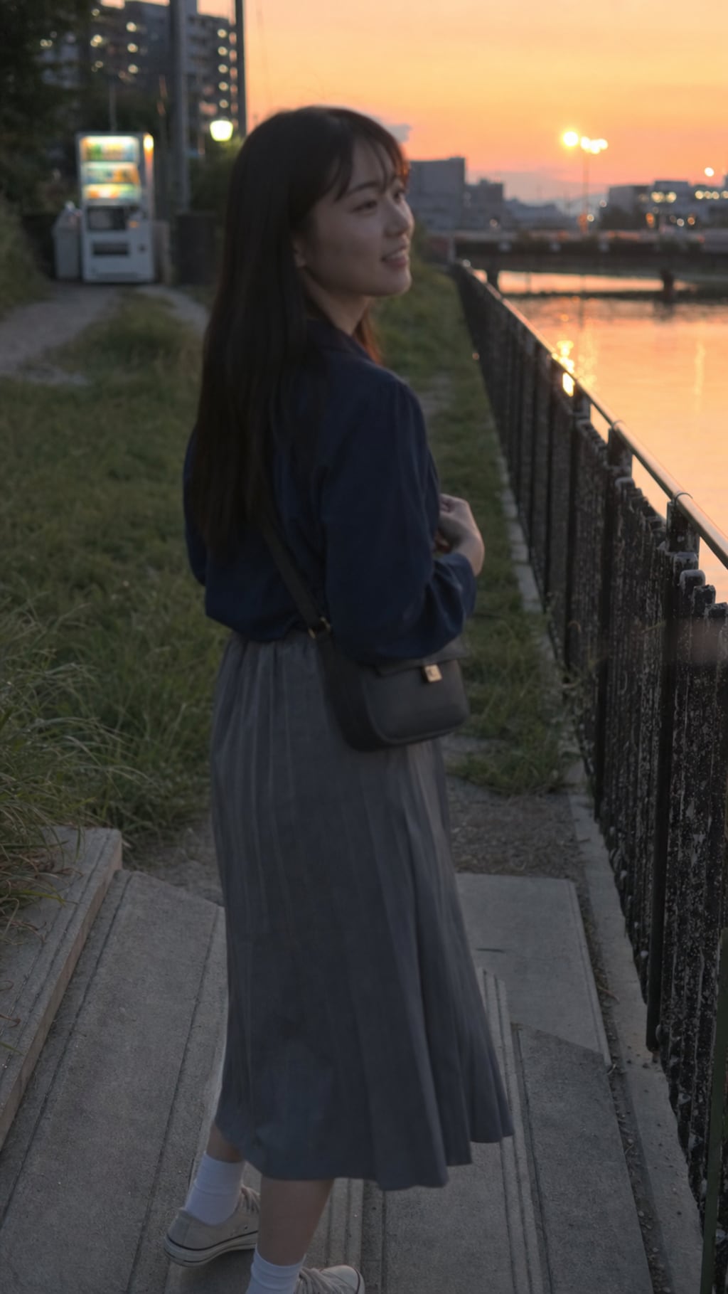 Walking into Sunset