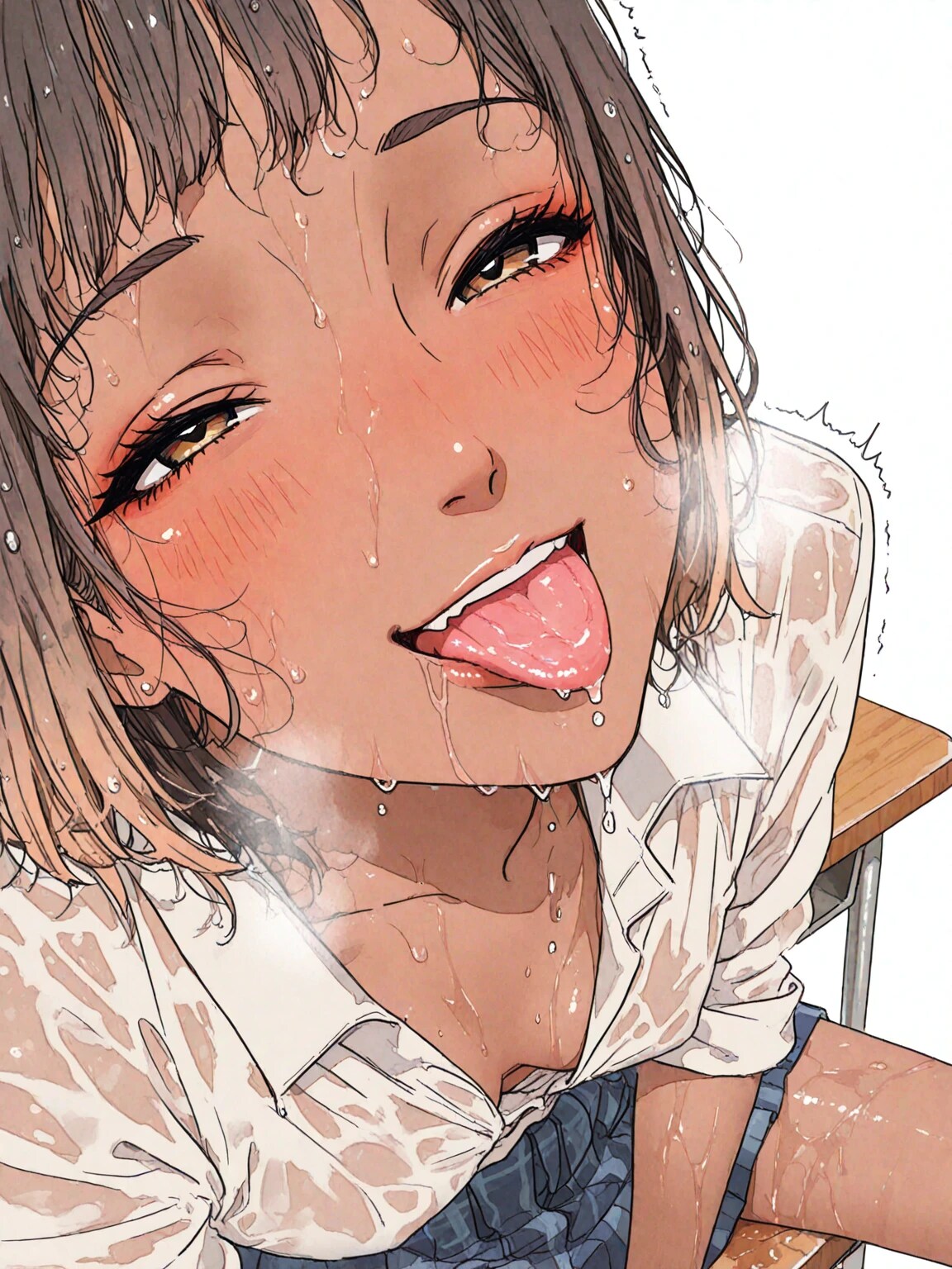 唾と汗