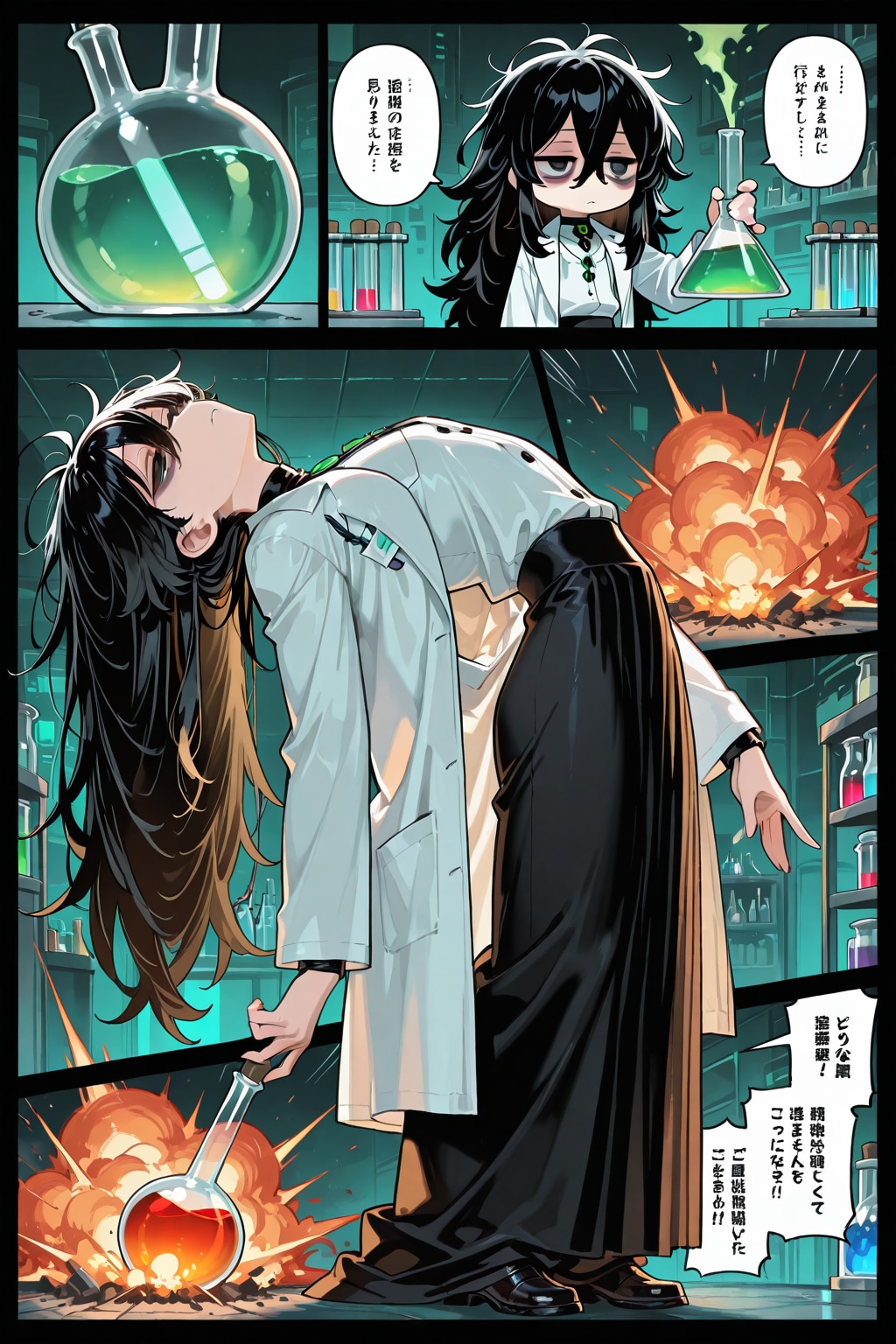 天を仰ぐ狂科学者(再生成)