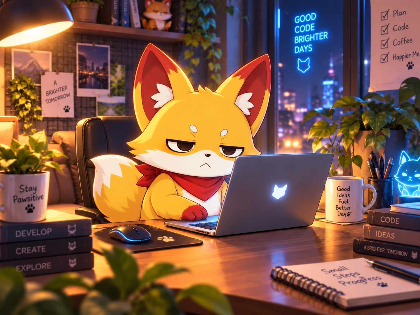 コーディング中 | の人気AIイラスト・グラビア