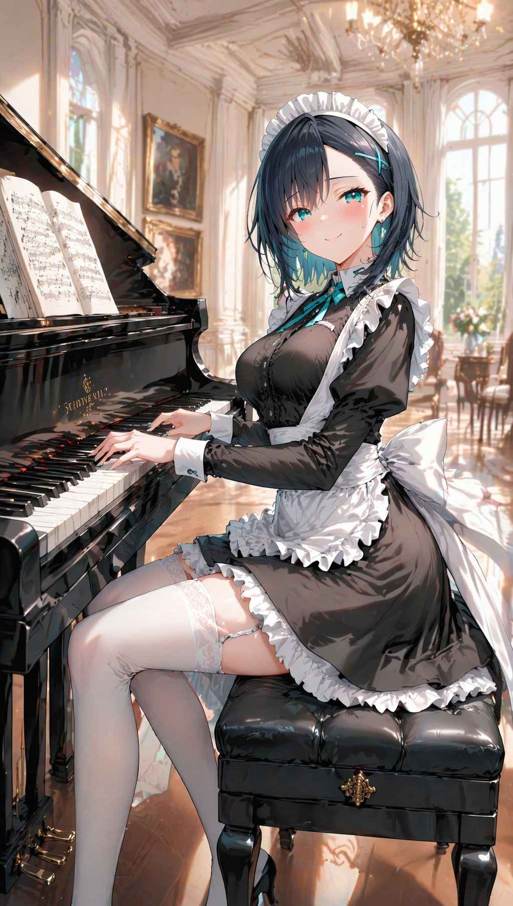 お屋敷で演奏会