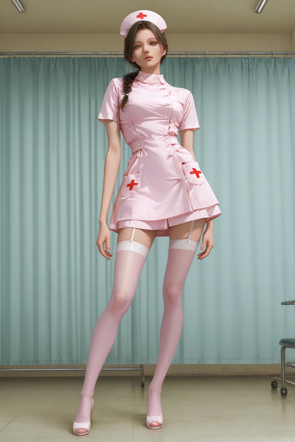 ナースの全身写真