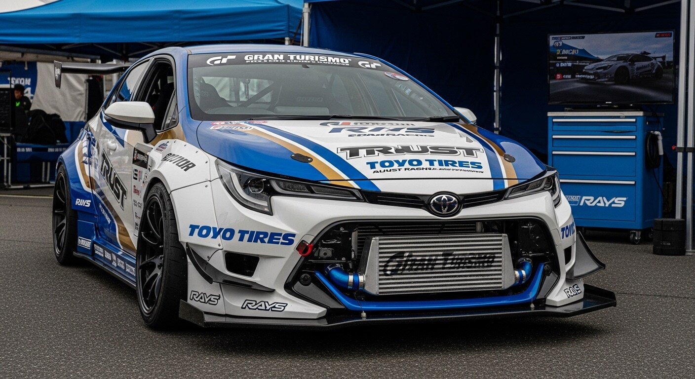 トーヨータイヤGRカローラのドリ車 | の人気AIイラスト・グラビア