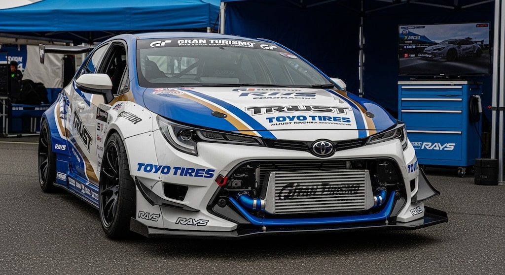 トーヨータイヤGRカローラのドリ車