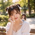 企画名 : わたしとちびキャラ 4枚目