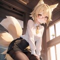 狐っ娘にOLスーツを2 3枚目
