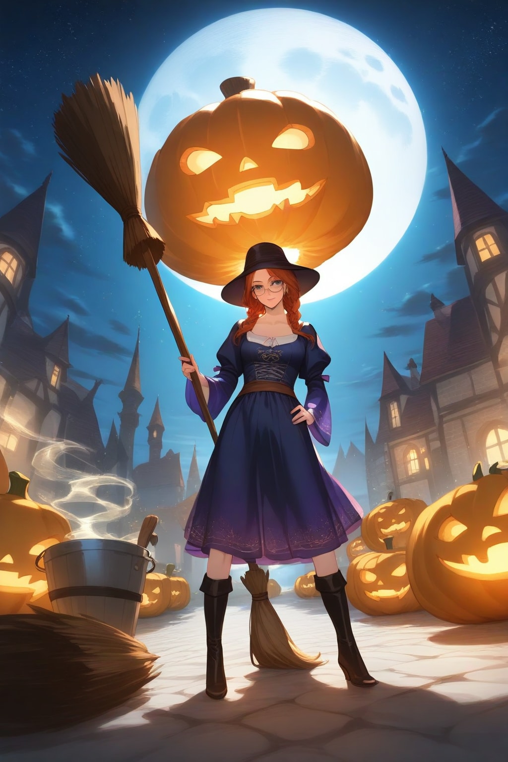 ハロウィンの魔女