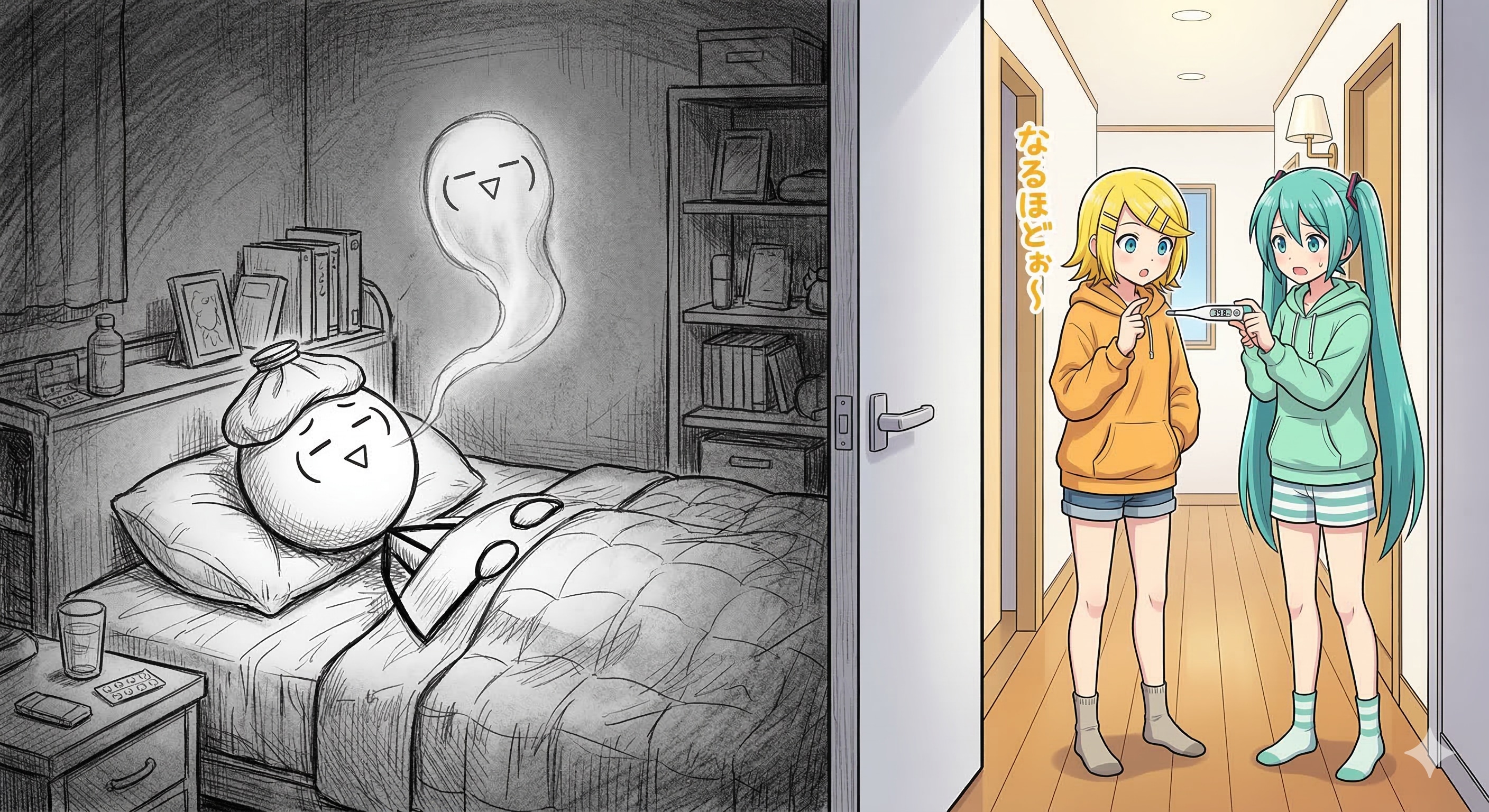 季節のかわりめ御用心🤒 | の人気AIイラスト・グラビア