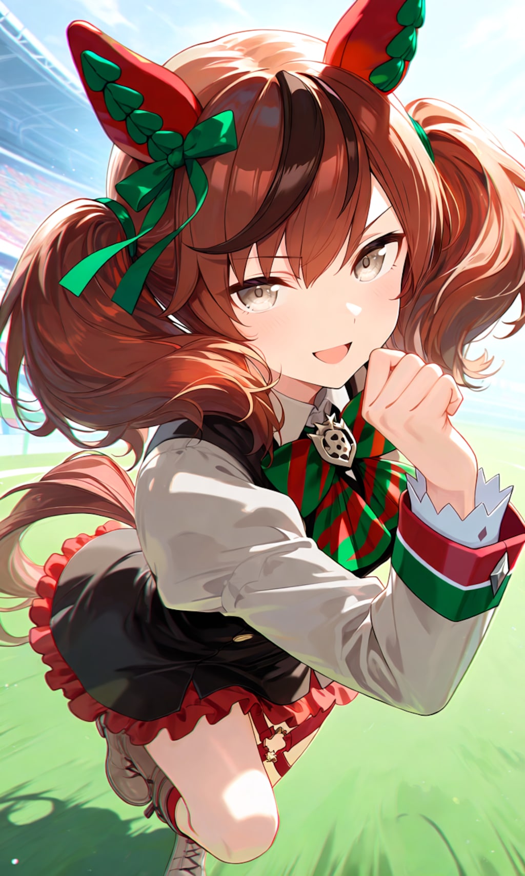 レース前のネイチャさん